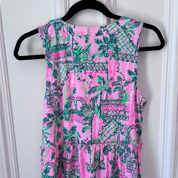 Lily Pulitzer Lorina Tiered Swing Dress in Mandevilla Baby Always Worth it Print - Picture 6 of 11